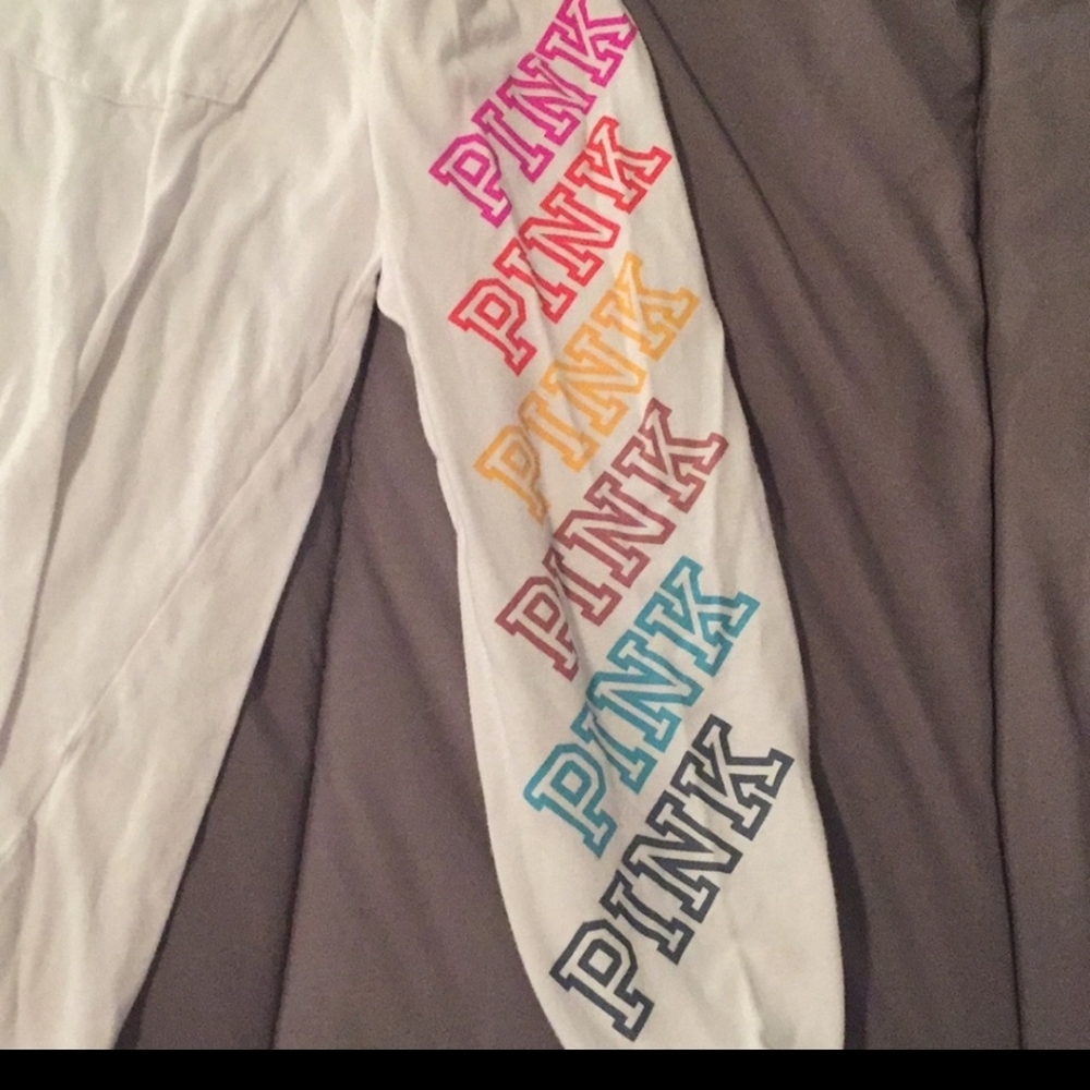 VS/PINK T SHIRT HOODIE